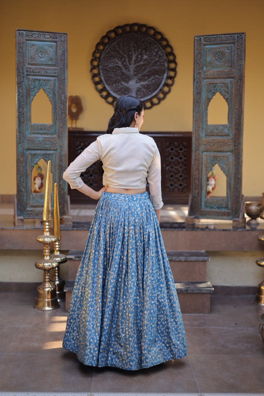 Navratri Special Designer Ethnic Top With Lehenga for Women for Dandiya Nights