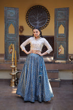 Navratri Special Designer Ethnic Top With Lehenga for Women for Dandiya Nights