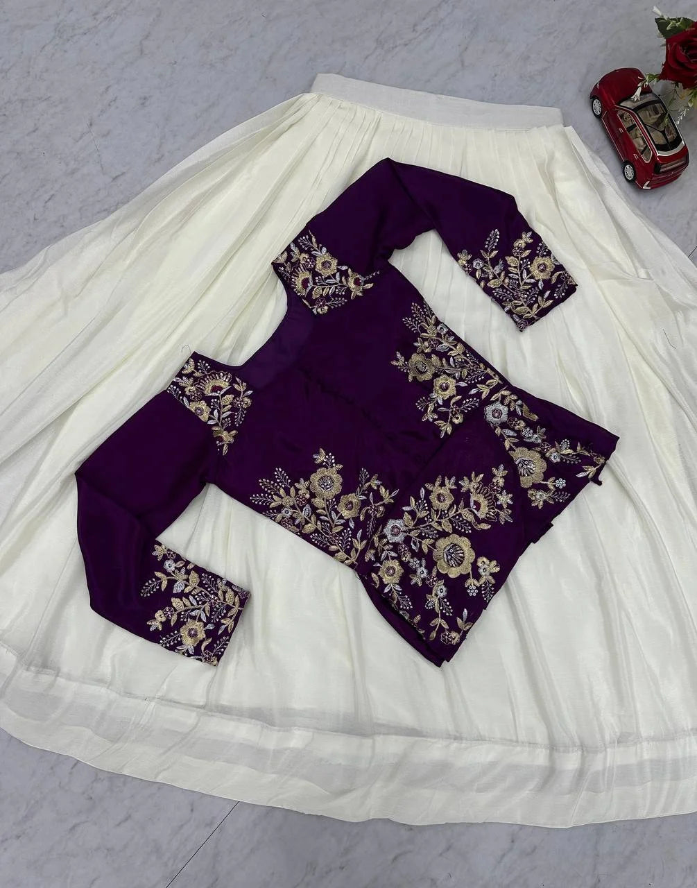 Festive Wear Chinon Embroidery Lehenga Choli for Women