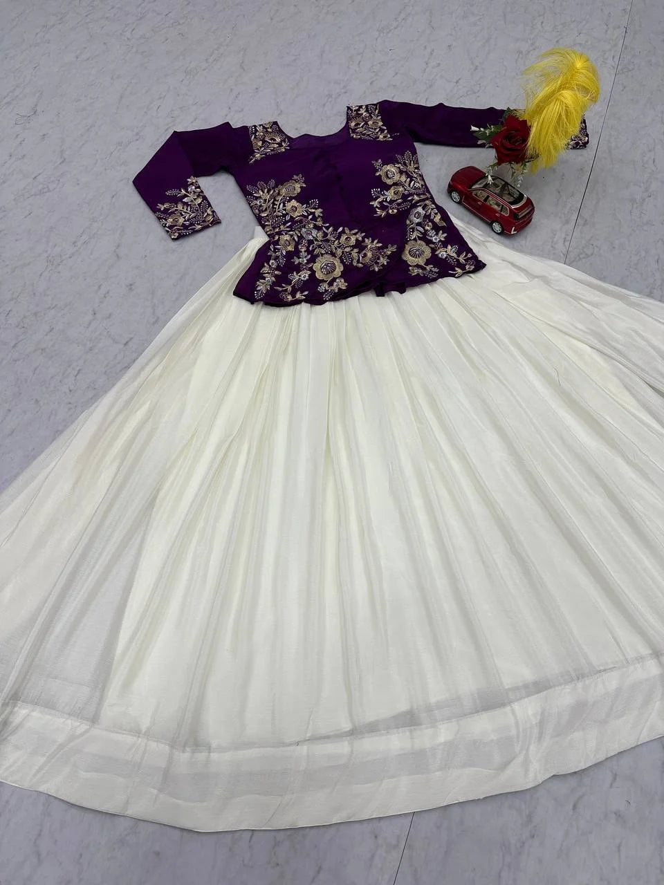 Festive Wear Chinon Embroidery Lehenga Choli for Women
