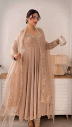 Starry Nights â€“ Designer Rembo Sequence Work Gown