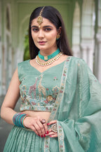 Royal Look Gold Crush Lehenga with Heavy Flair & Luxury Finish