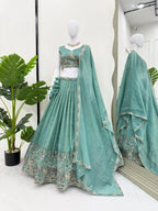 Royal Look Gold Crush Lehenga with Heavy Flair & Luxury Finish