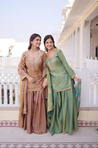 Womenâ€™s Sharara Palazzo Set â€“ Designer Embroidery Look