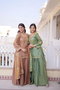 Womenâ€™s Sharara Palazzo Set â€“ Designer Embroidery Look