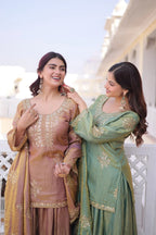 Womenâ€™s Sharara Palazzo Set â€“ Designer Embroidery Look