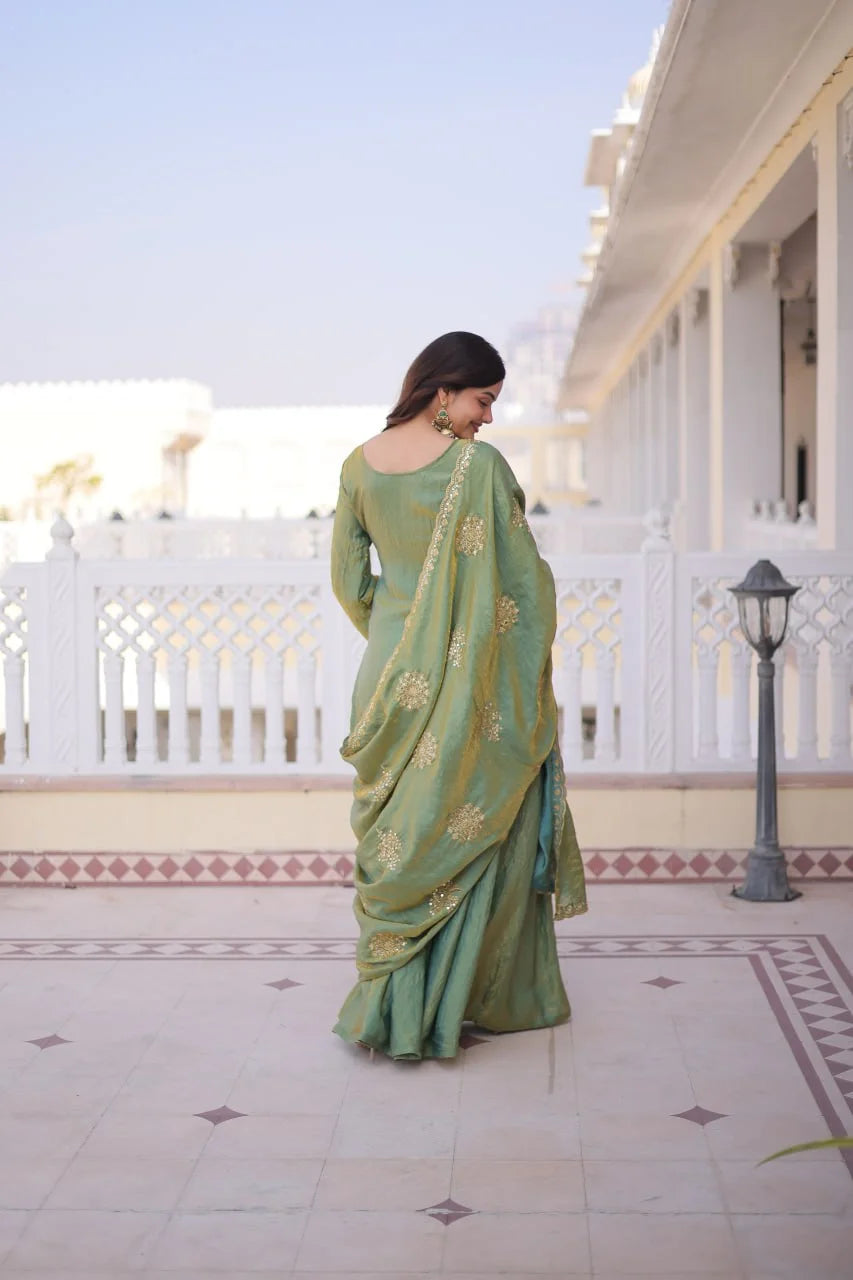 Womenâ€™s Sharara Palazzo Set â€“ Designer Embroidery Look
