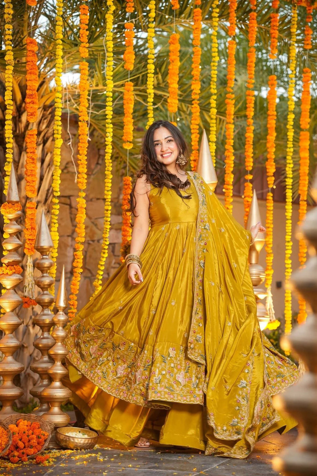 Designer Anarkali Plazzo Suit : Perfect for Festive Celebrations