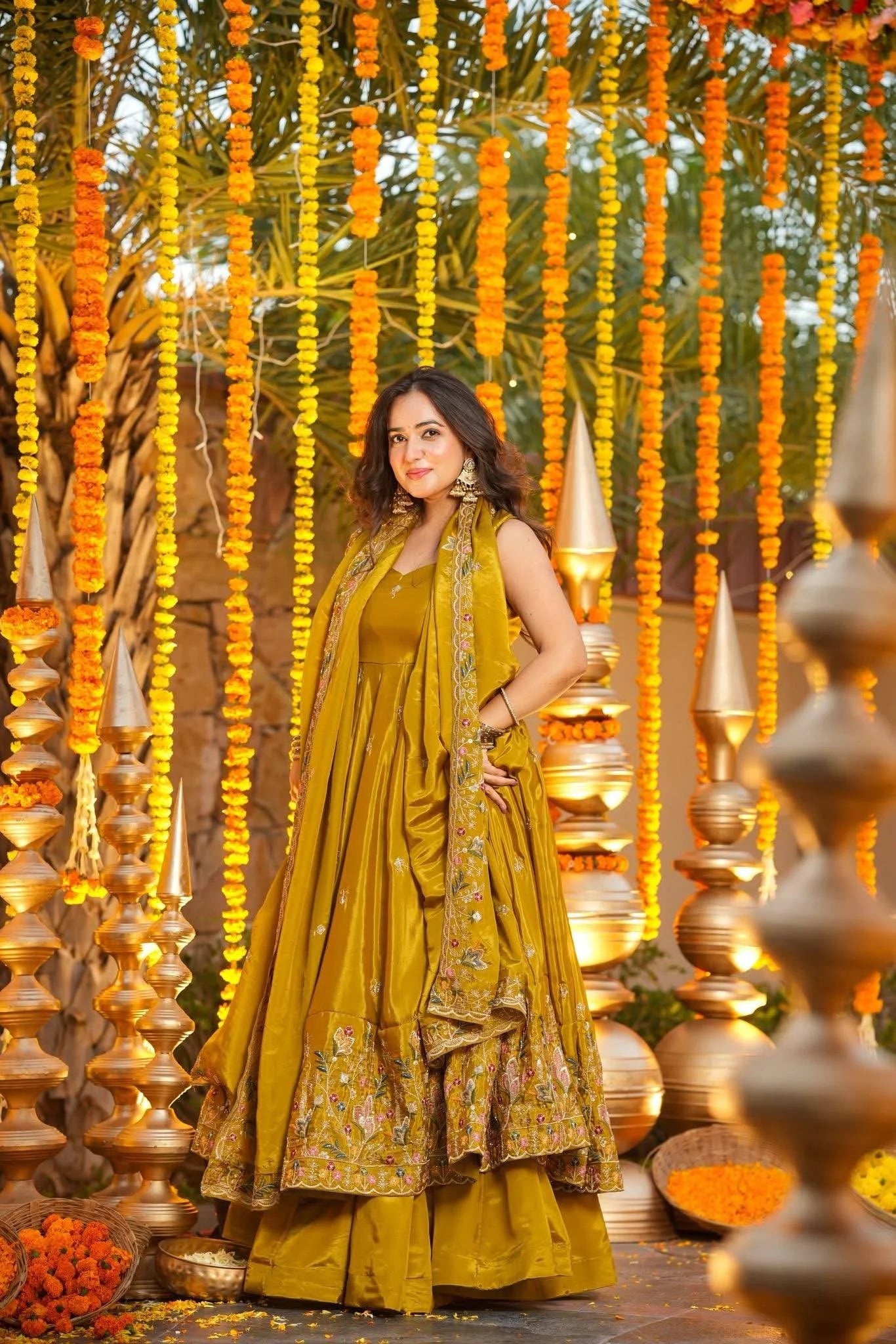 Designer Anarkali Plazzo Suit : Perfect for Festive Celebrations