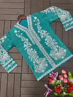 Classic Satin Elegance: Lehengaâ€“Blouseâ€“Koti Set for Festive Glam
