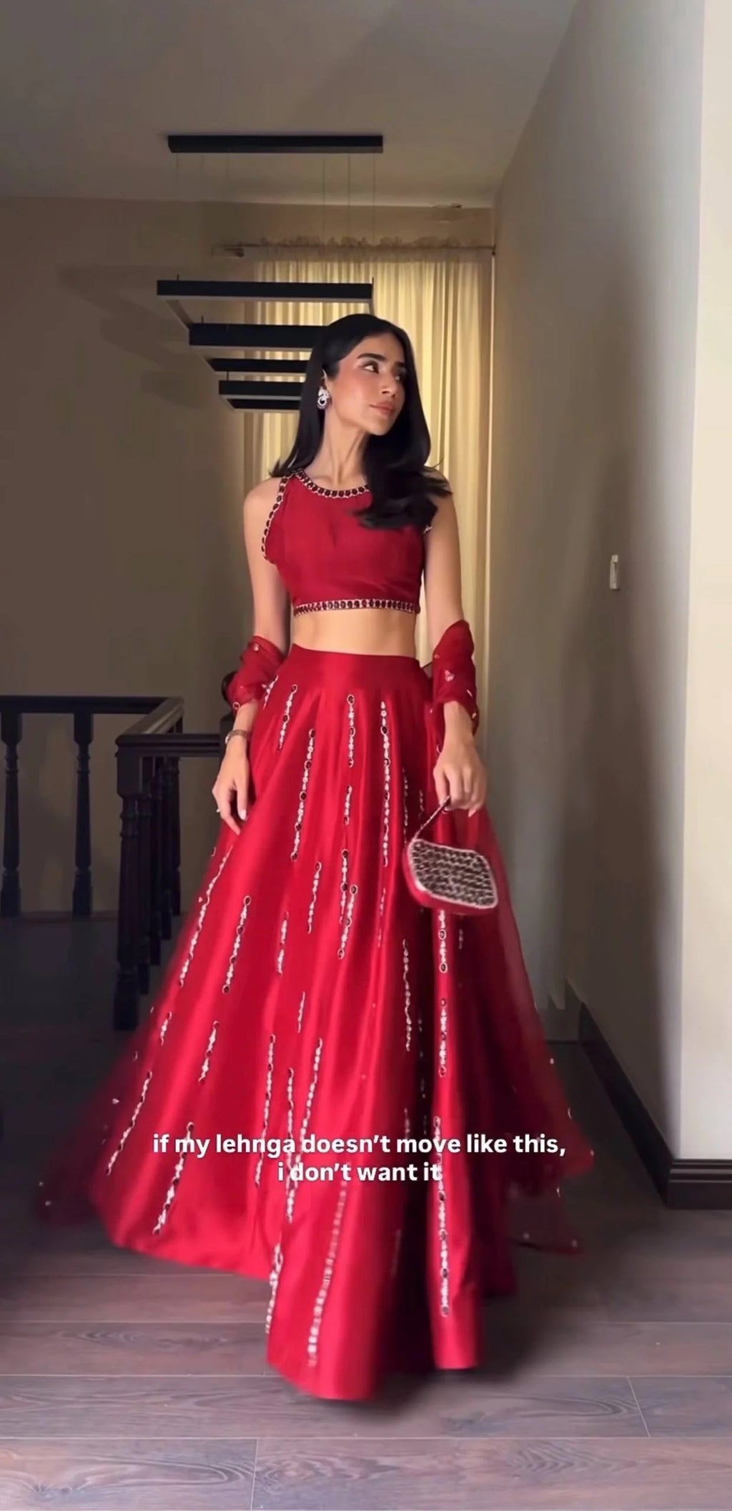 Graceful Ethnic Lehenga â€“ Malai Satin Silk with Real Mirror & Thread Embroidery