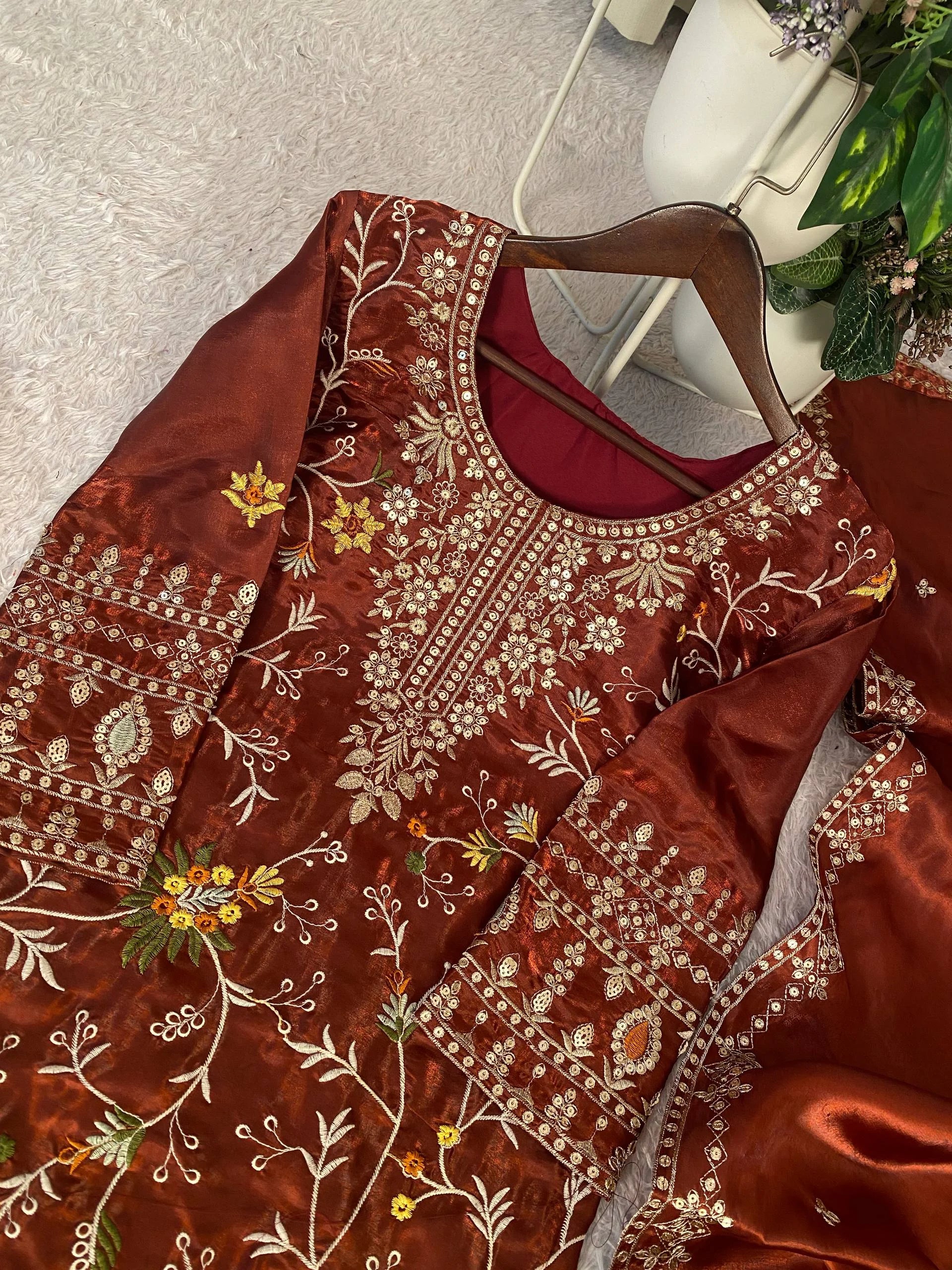 Eid Wear Jimmy Choo Sharara Set with Heavy Sequence Embroidery