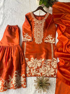 Premium Eid Special Jimmy Choo Top & Sharara Set with Dupatta