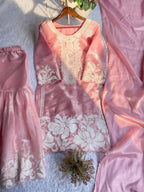 Festive Eid Jimmy Choo Sharara Suit with Heavy Sequence Embroidery Work
