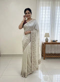 Timeless Jimmy Choo Sequence Work Saree with Heavy Banglori Blouse