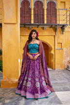 Ready Lehenga Vaishali Silk with Double Can-Can Flare
