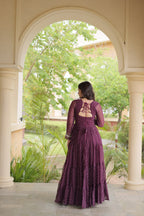 Dandiya Night Designer Long Gown - Premium Traditional Celebration Outfit