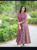 Crafted in cotton with intricate print work