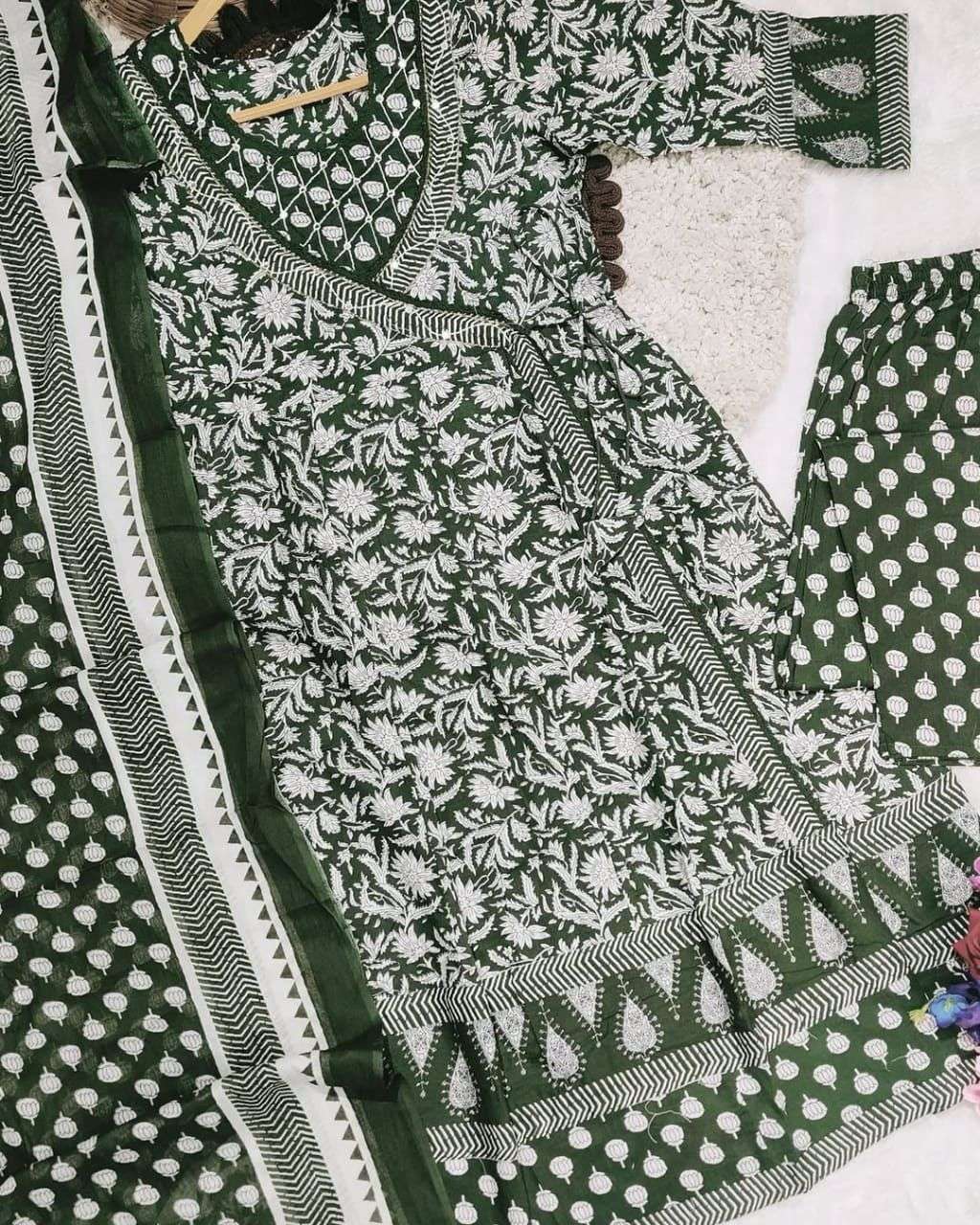 Flowy Anarkali cut for a flattering silhouette