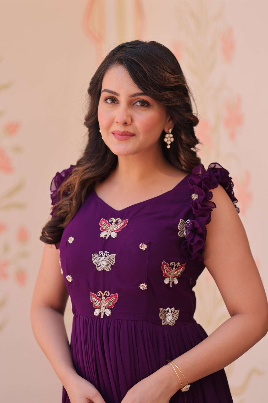 Elegant Purple Maxi Dress for Women - Everyday Elegance