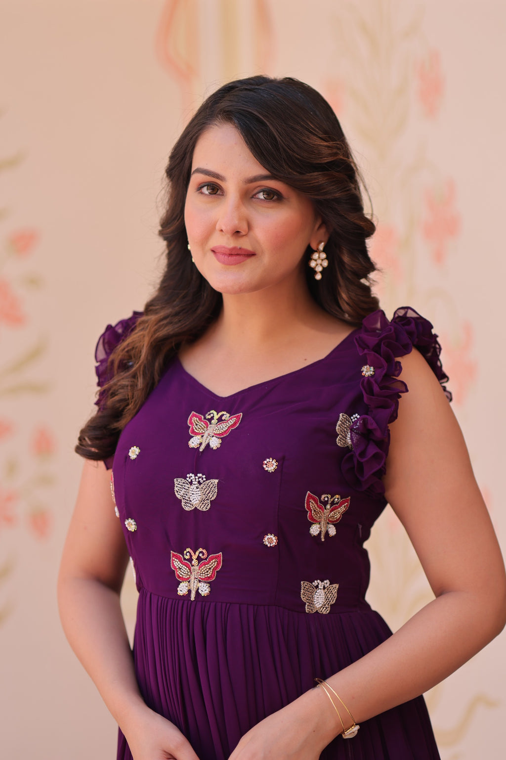 Elegant Purple Maxi Dress for Women - Everyday Elegance