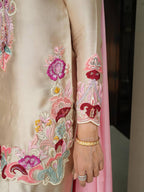 Elegant Farshi Salwar with Kurti & Dupatta for Wedding Guest Wear