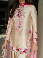 Elegant Farshi Salwar with Kurti & Dupatta for Wedding Guest Wear