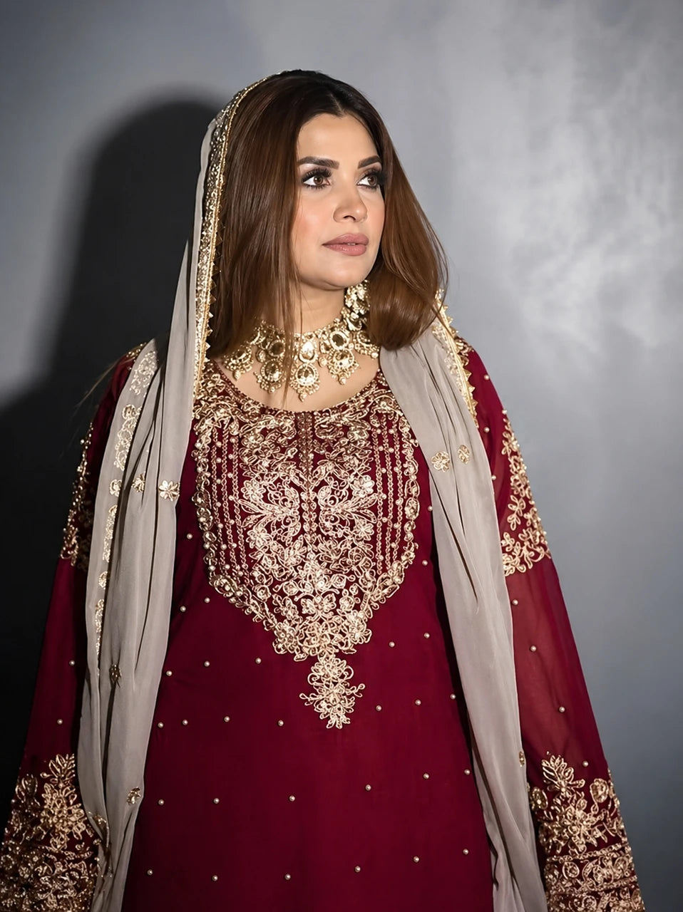 Designer Kurti sharara Set for special festive and wedding occasion