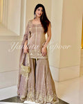 Designer Pastel Kurti Sharara Set â€“ Wedding & Party Special