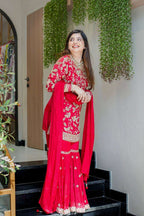 Karwa Chauth &amp; Wedding Ready Topâ€“Palazzo Outfit