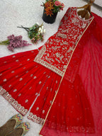 Karwa Chauth &amp; Wedding Ready Topâ€“Palazzo Outfit