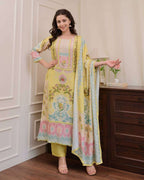 The perfect blend of comfort and couture in muslin charm