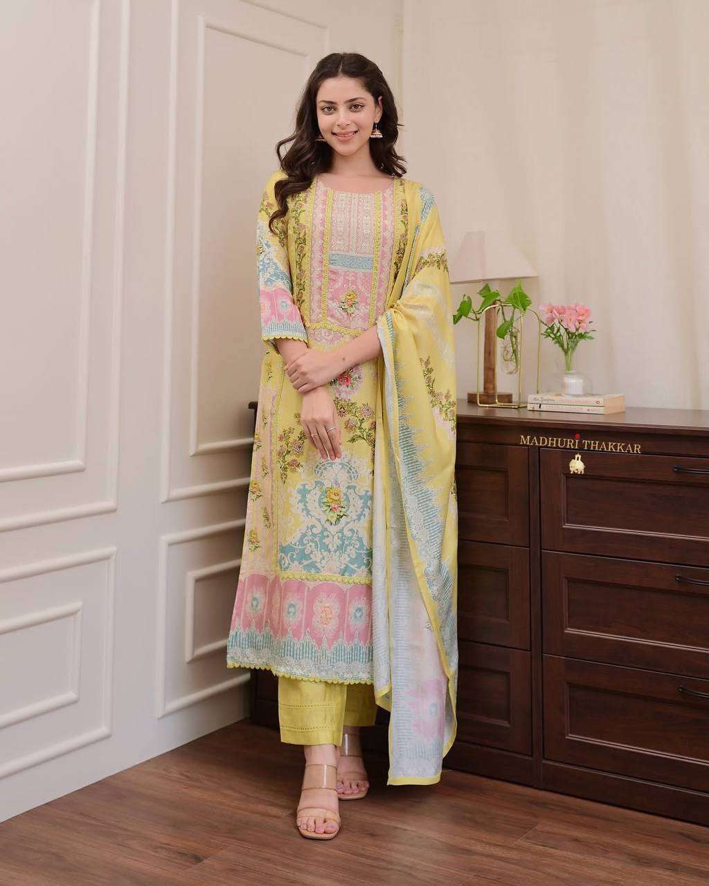 The perfect blend of comfort and couture in muslin charm