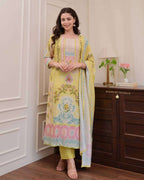 The perfect blend of comfort and couture in muslin charm