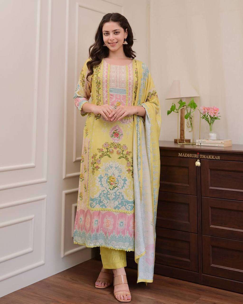 The perfect blend of comfort and couture in muslin charm