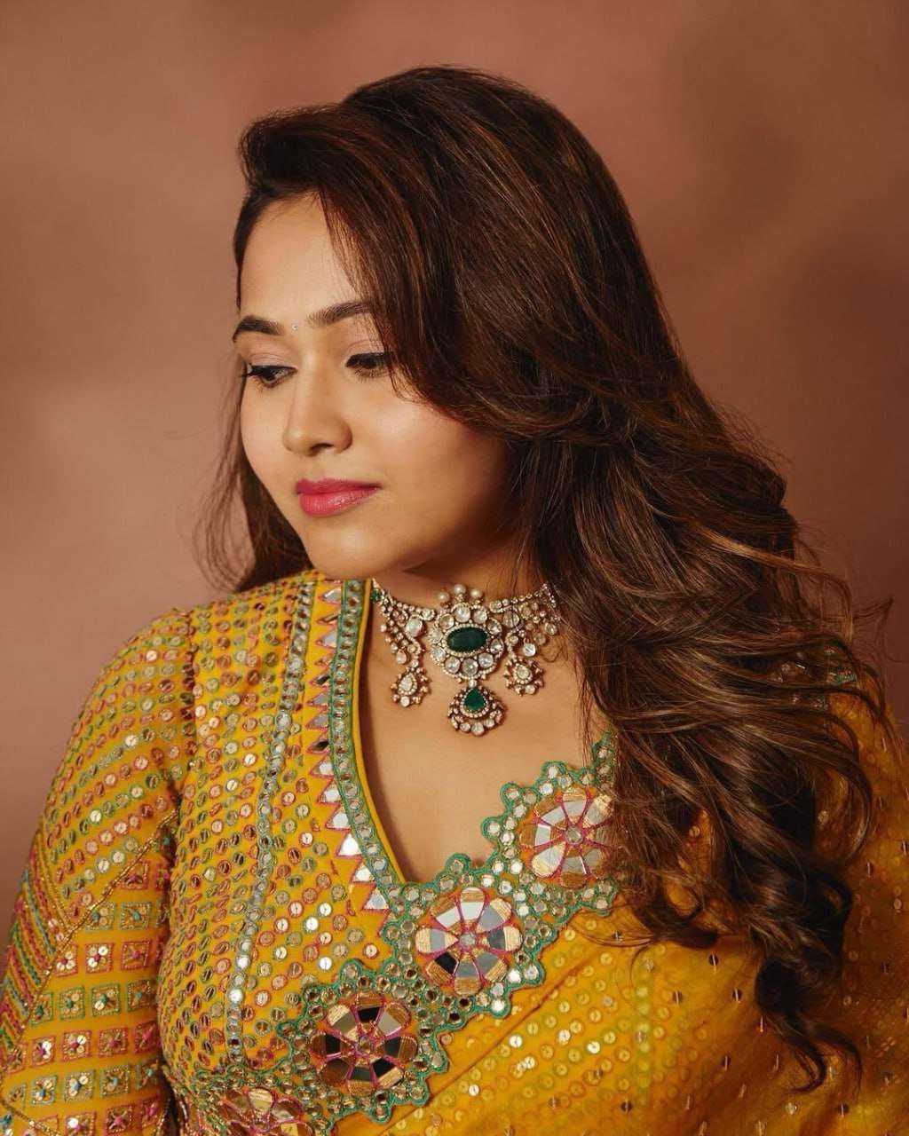 A saree that speaks sequins, coding, and elegance
