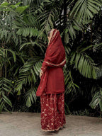 Perfect for festive wear Georgette Top, Palazzo and Dupatta