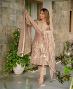 Top made with rich Fandy silk fabric for a regal look