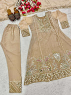 Top made with rich Fandy silk fabric for a regal look