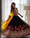 Premium Garba Night Ready Mirror Work Lehenga