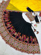 Premium Garba Night Ready Mirror Work Lehenga