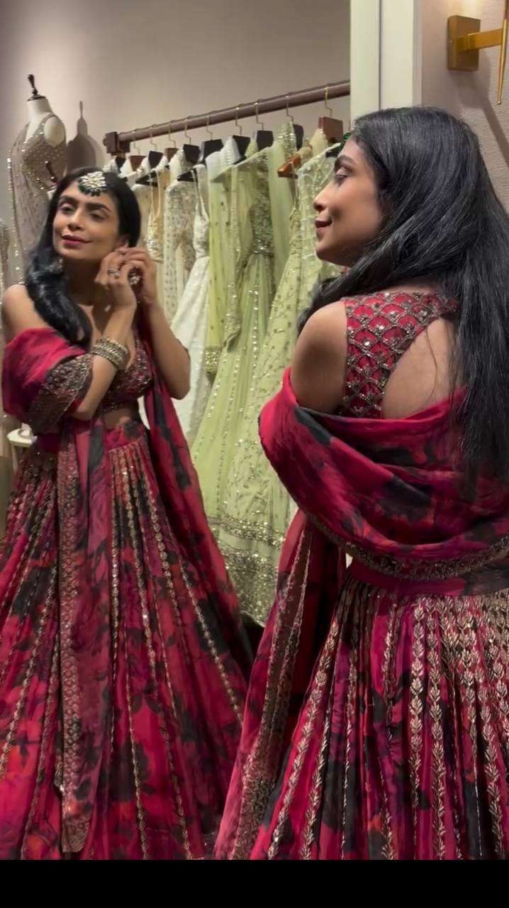 Shine Bright in Thread & Sequence Work Lehenga Set!