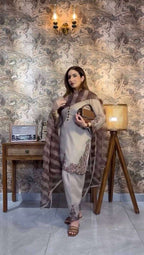 Designer Fox Georgette Suit Set with Matching Dupatta