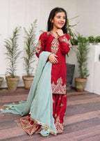 Mother-Daughter Ethnic Set with Embroidery Work