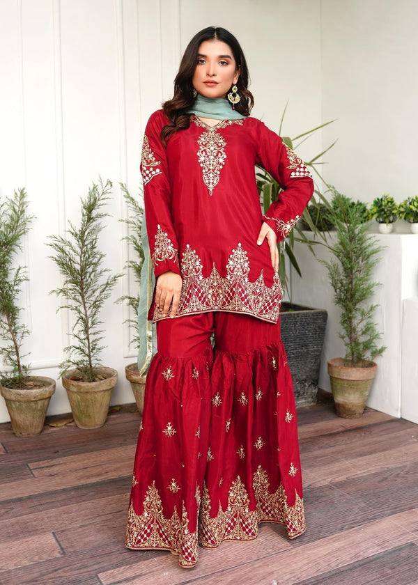 Mother-Daughter Ethnic Set with Embroidery Work