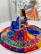 Navratri Special Vintage Chaniya Choli with Mirror Work & Dupatta