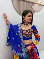 Navratri Special Vintage Chaniya Choli with Mirror Work & Dupatta