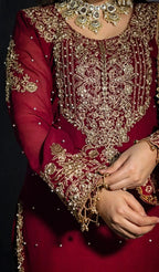 Designer Kurti sharara Set for special festive and wedding occasion