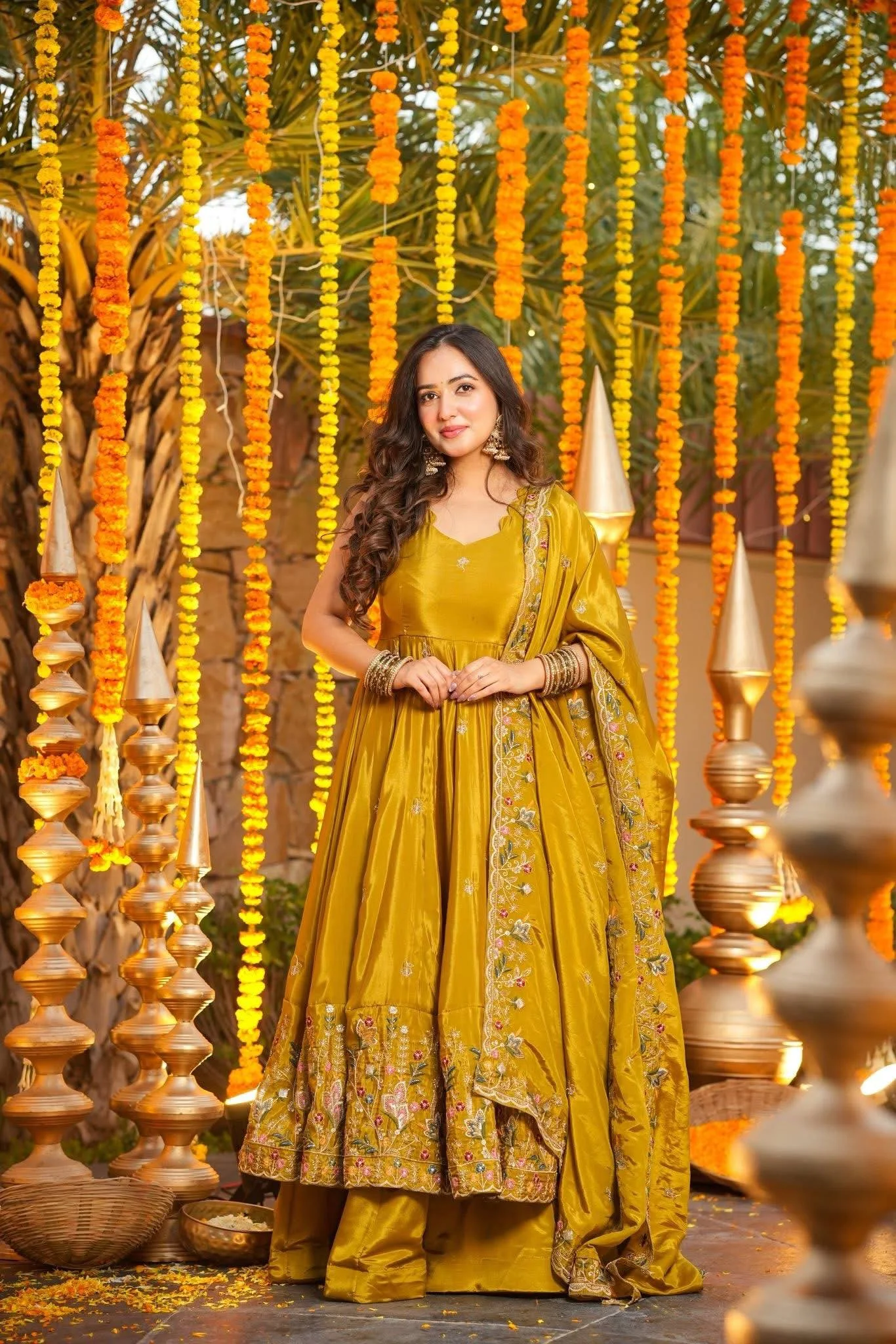 Designer Anarkali Plazzo Suit : Perfect for Festive Celebrations