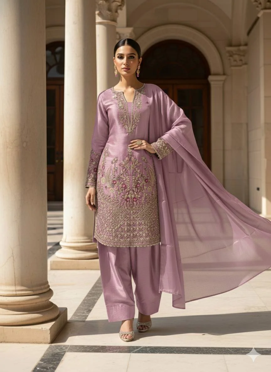 Eid Exclusive Jimmy Choo Embroidered Salwar Suit for Women